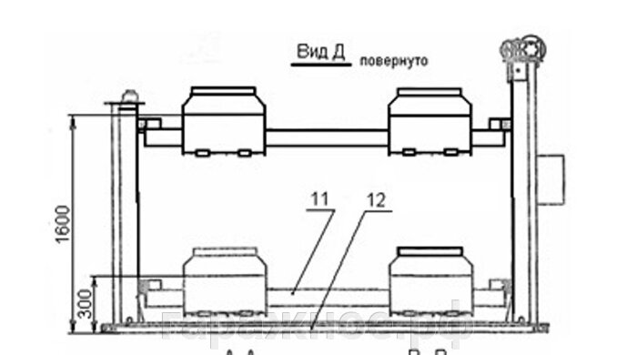 Автомобильный подъемник ПЛ-4