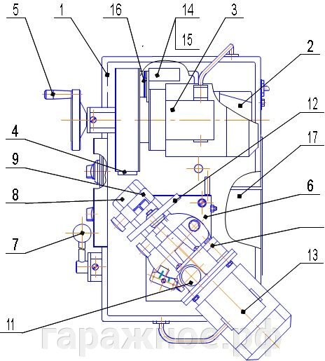 Установка Р-186 для шлифовки фасок и торцов клапанов