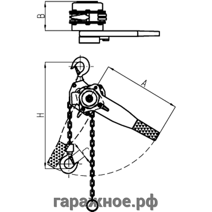 Таль цепной ручной