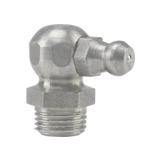 Пресс-масленка H3, 90° G 1/8", VA, SK, SW 14, нержавеющая