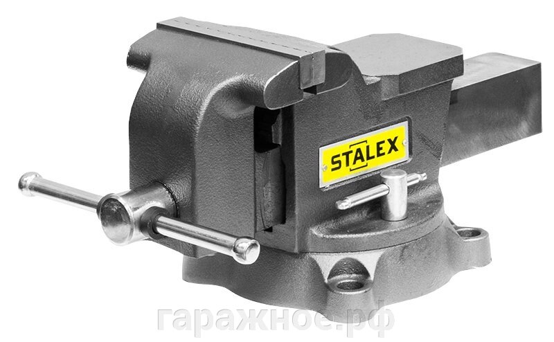 Тиски слесарные STALEX &quot;Горилла&quot;, 125 х 100 мм., 360°11,0 кг. - фото