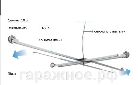 Очиститель резервуаров. силосных башен