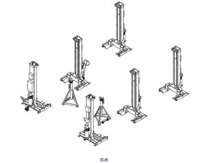 Автоподъемник, ПГ-45, 45т., гидравлический.