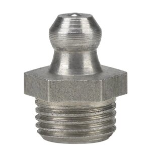 Пресс-масленка H1, 1/8" NPT, VA, SK, SW 11 mm, нержавеющая сталь (тавотница)