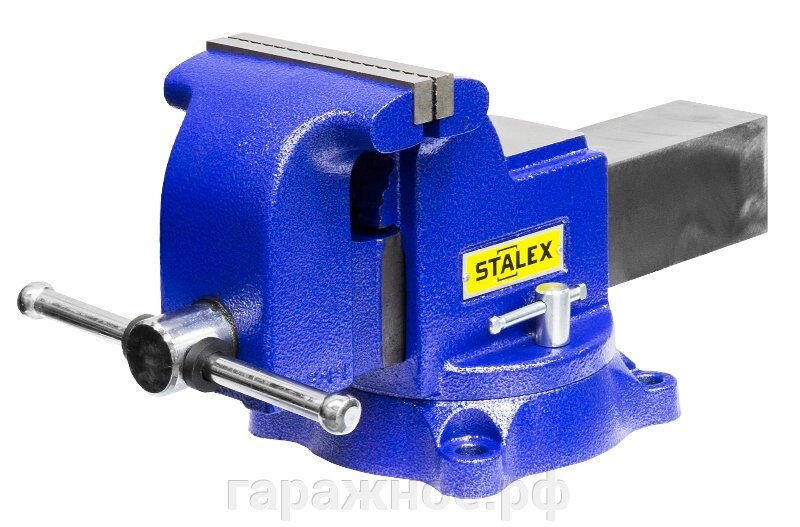Тиски слесарные STALEX "Гризли", 150 х 150 мм., 360°, 19,0 кг. от компании ООО "Евростор" - фото 1