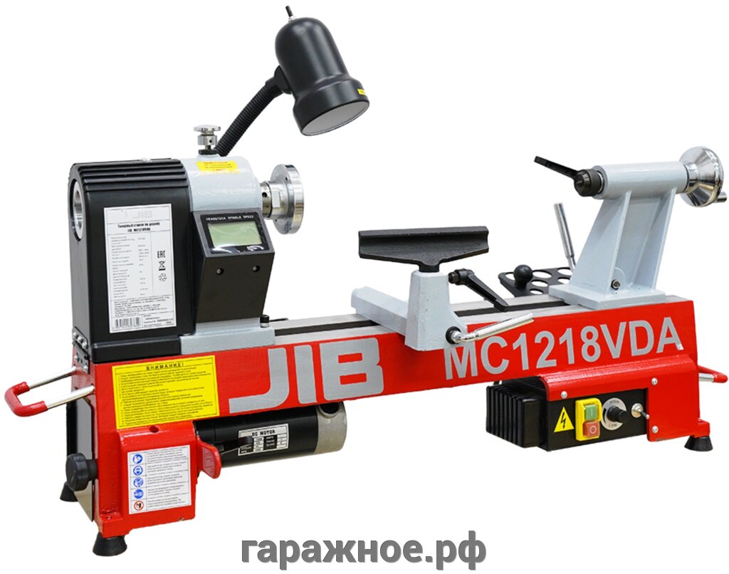 Токарный станок JIB MC1218VDA, 305 мм., 0,75 квт, реверс от компании ООО "Евростор" - фото 1