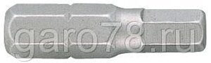 Вставка (бита) торцевая 1/4", HEX, 10 мм, L = 25 мм KING TONY 102510H