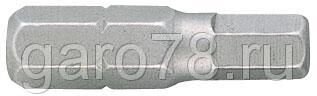Вставка (бита) торцевая 1/4", HEX, 2,5 мм, L = 25 мм KING TONY 102525H от компании ООО "Евростор" - фото 1