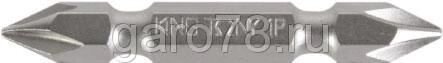 Вставка (бита) торцевая 1/4", Phillips, PH1, L = 50 мм, двусторонняя KING TONY 155001P от компании ООО "Евростор" - фото 1