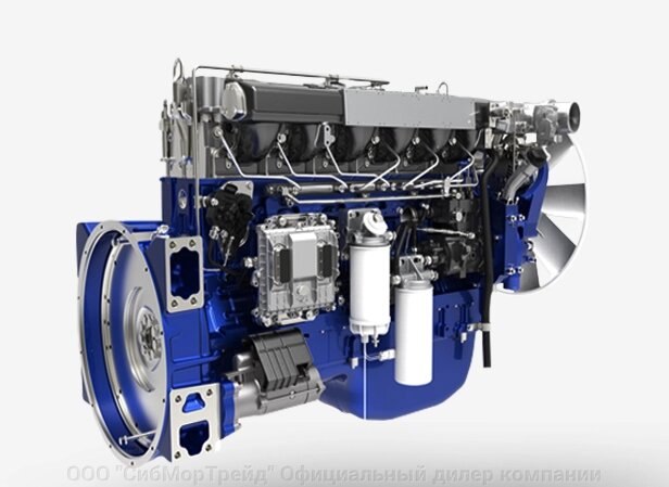 Двигатель газовый WP12NG400E50 (DHP12Q2588*01) от компании ООО "СибМорТрейд" Официальный дилер компании Weichai Power в России. - фото 1