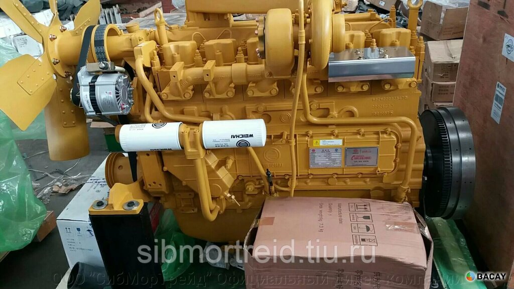 Двигатель WD10G178E25 (DHD10G0185*01) от компании ООО "СибМорТрейд" Официальный дилер компании Weichai Power в России. - фото 1