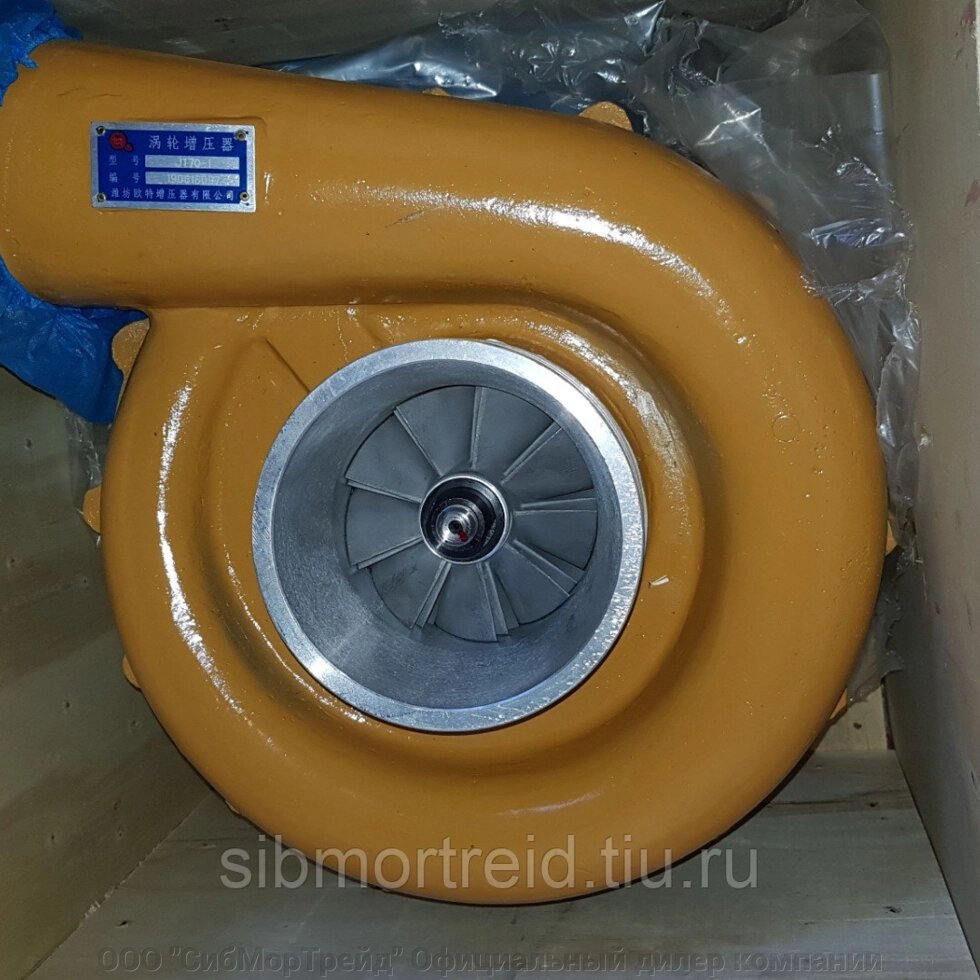 Турбокомпрессор J170-1 для двигателя G12V190 от компании ООО "СибМорТрейд" Официальный дилер компании Weichai Power в России. - фото 1