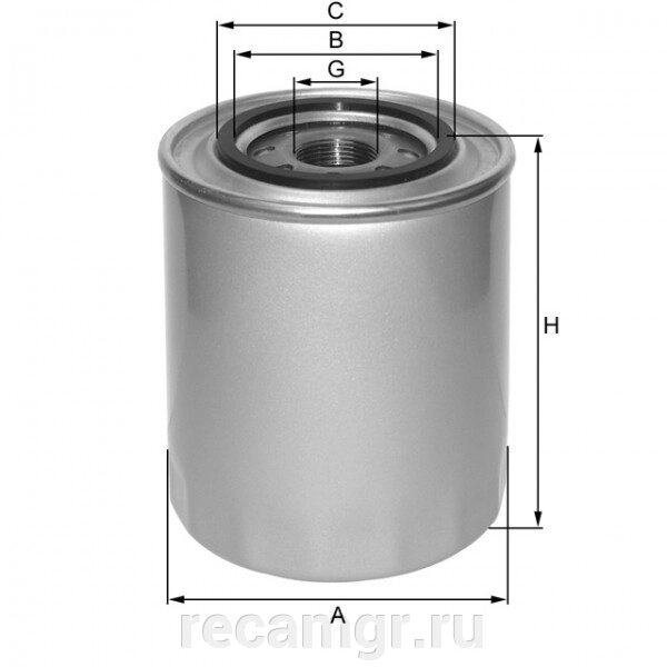 Фильтр масляный Cat ZP-3230 от компании Компания Рекам Групп - фото 1