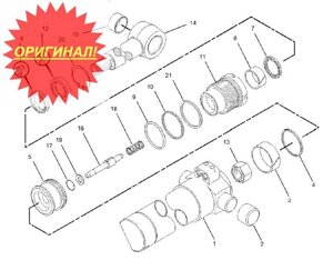 Ремкомплект Гидроцилиндра Cat 240-9538 в Москве от компании Компания Рекам Групп