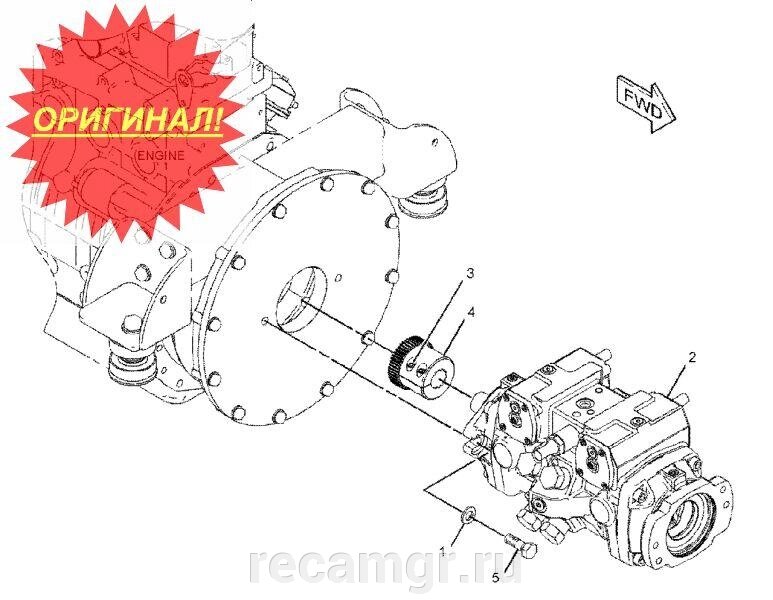 Шестерня Caterpillar 263-4997 оригинал от компании Компания Рекам Групп - фото 1