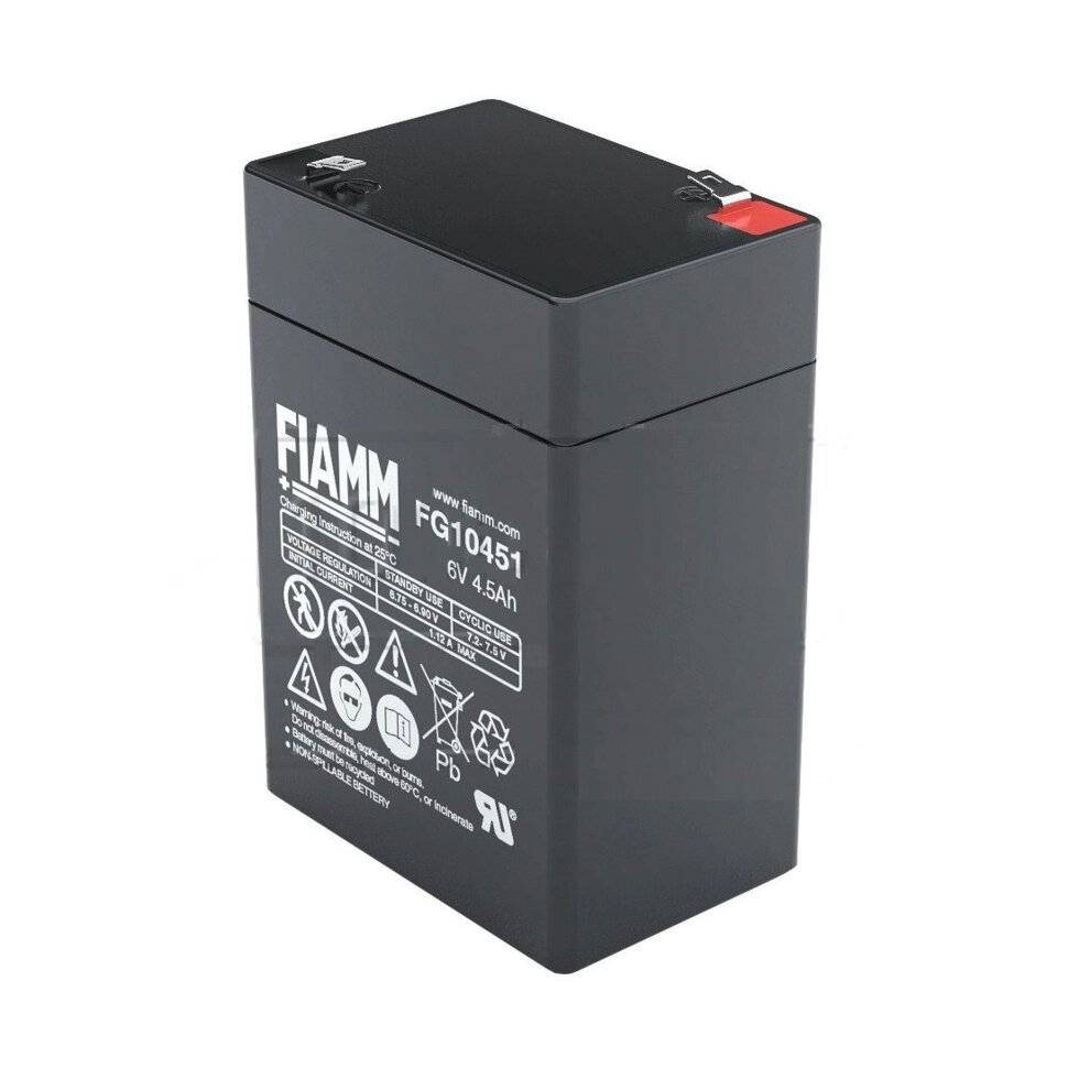 Аккумулятор Fiamm FG 10451 - 6V к ФОС от компании ООО «ДалМаск» sales@dalmask. ru - фото 1