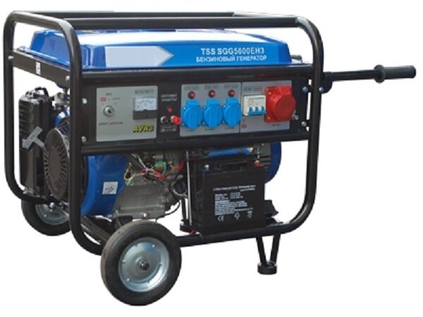 Бензиновый генератор TSS SGG 5600 EH3 на колесах от компании ООО «ДалМаск» sales@dalmask. ru - фото 1