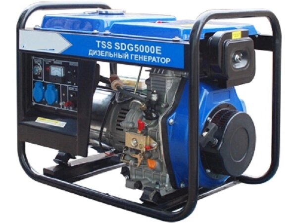 Дизельный генератор TSS SDG 5000 E от компании ООО «ДалМаск» sales@dalmask. ru - фото 1