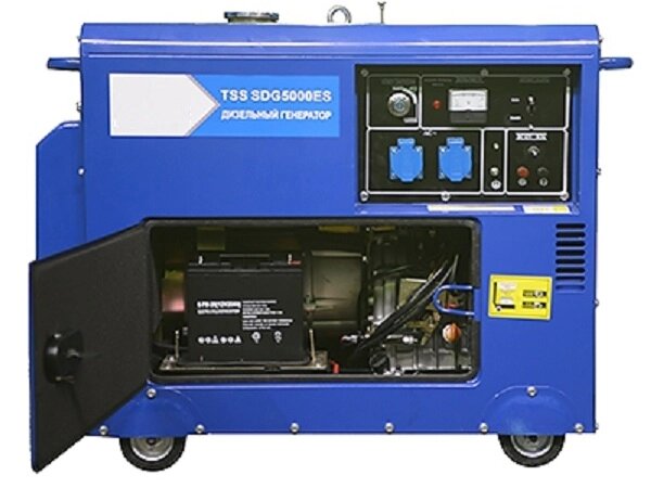 Дизельный генератор TSS SDG 5000 ES от компании ООО «ДалМаск» sales@dalmask. ru - фото 1