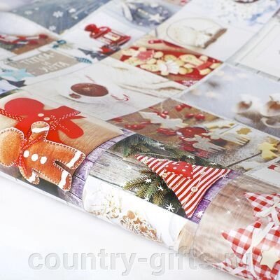 Бумага упаковочная глянцевая Тепла и уюта от компании CountryGifts - фото 1