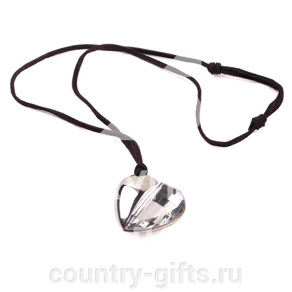 Флеш-память USB «Сердце со стеклянными гранями» от компании CountryGifts - фото 1