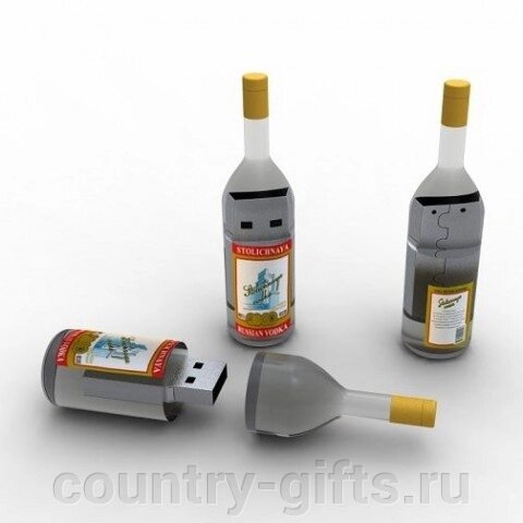 Флеш-память USB  «Водка», 8 Гб от компании CountryGifts - фото 1