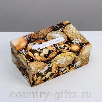 Коробка подарочная С новым годом! от компании CountryGifts - фото 1