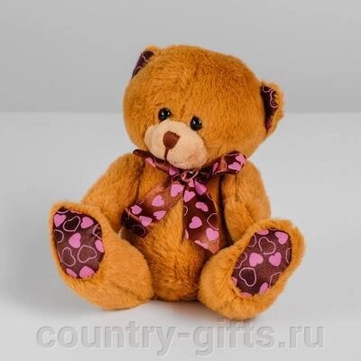 Мягкая игрушка Мишка с бантом от компании CountryGifts - фото 1