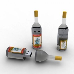 Флеш-память USB  «Водка», 8 Гб в Москве от компании CountryGifts