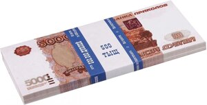 Сувенирные деньги пачка купюр 5000 рублей в Москве от компании CountryGifts