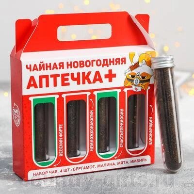 Подарочный набор чая Новогодняя аптечка от компании CountryGifts - фото 1