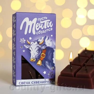 Свеча - шоколадка Пусть мечты сбудутся от компании CountryGifts - фото 1