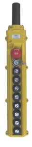 Пульт НОВ-85 ВН4 8 кнопок 2 скорости аварийный стоп ключ