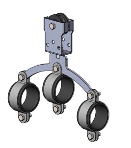 Подвес роликовый К-6-8 для пучка кабелей