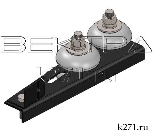 Троллеедержатель К267АУ1 от компании ООО "Вектра" - фото 1