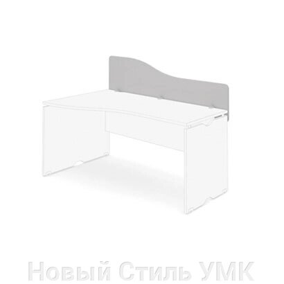 Экран для стола криволинейный 140х50 см МИЛАН от компании Новый Стиль УМК - фото 1