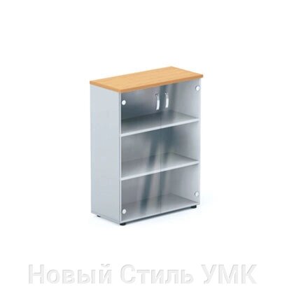 Шкаф со стеклянными дверцами БОСТОН от компании Новый Стиль УМК - фото 1