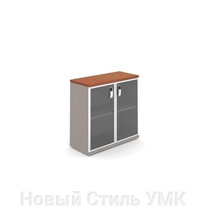 Шкаф со стеклянными дверцами МИЛАН от компании Новый Стиль УМК - фото 1