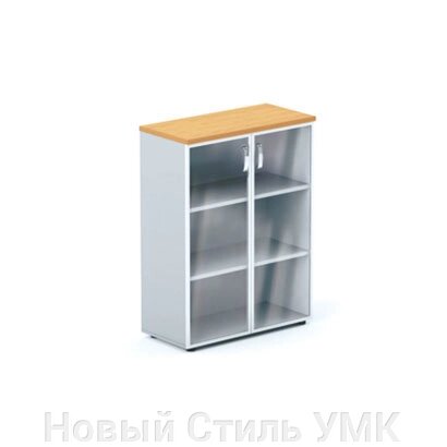 Шкаф со стеклянными дверцами (в раме) БОСТОН от компании Новый Стиль УМК - фото 1