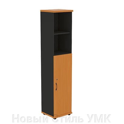 Шкаф узкий высокий R5W03 МОНО-ЛЮКС от компании Новый Стиль УМК - фото 1