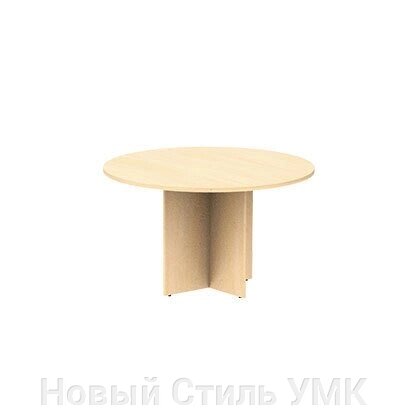 Стол-приставка круглый D1000 МОНО-ЛЮКС от компании Новый Стиль УМК - фото 1