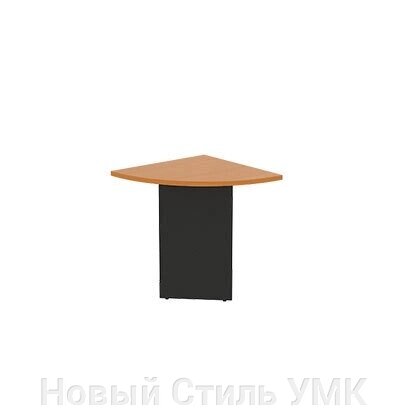 Стол приставной угловой закругленный (сектор 90°) МОНО-ЛЮКС от компании Новый Стиль УМК - фото 1