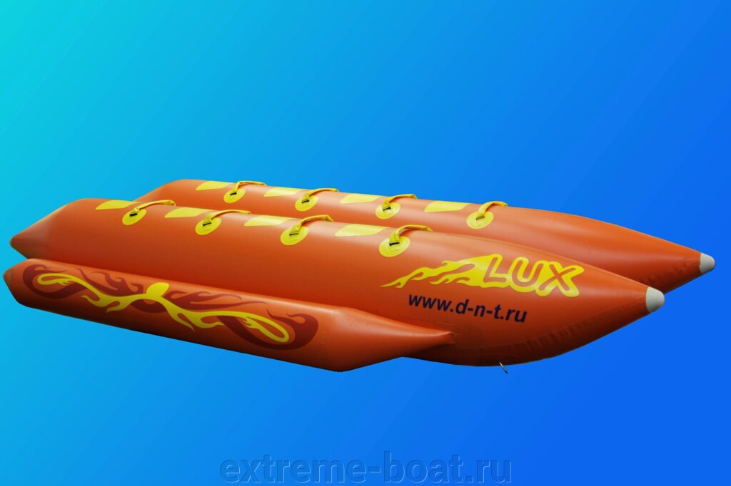 Буксируемый банан дубль 8 мест от компании DNT Производство надувных аттракционов и лодок - фото 1