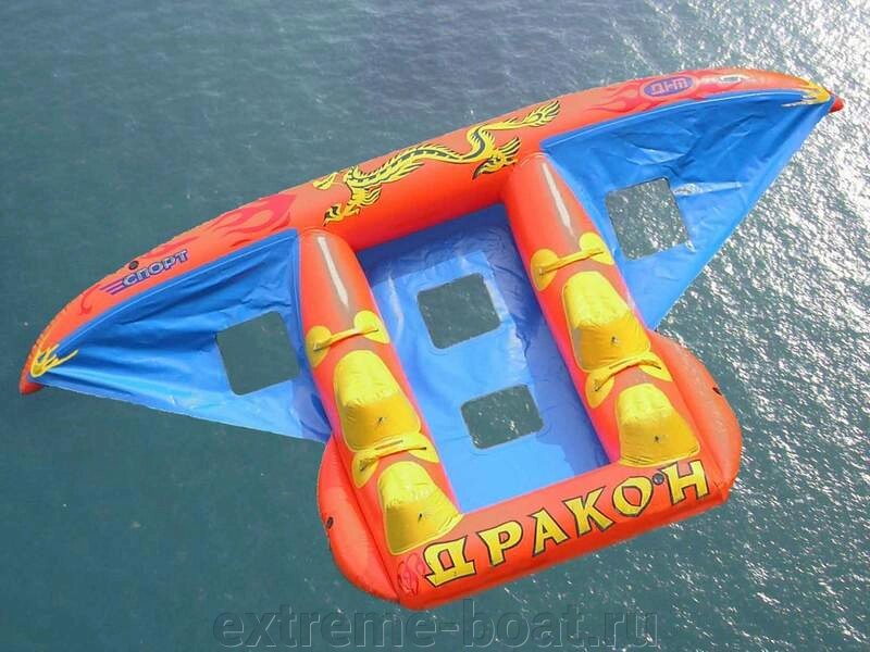 Летающий Дракон 4 мест от компании DNT Производство надувных аттракционов и лодок - фото 1