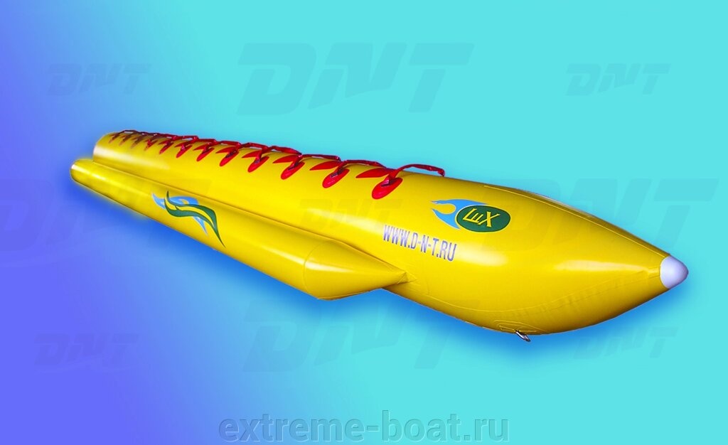 Водный банан 10 мест от компании DNT Производство надувных аттракционов и лодок - фото 1