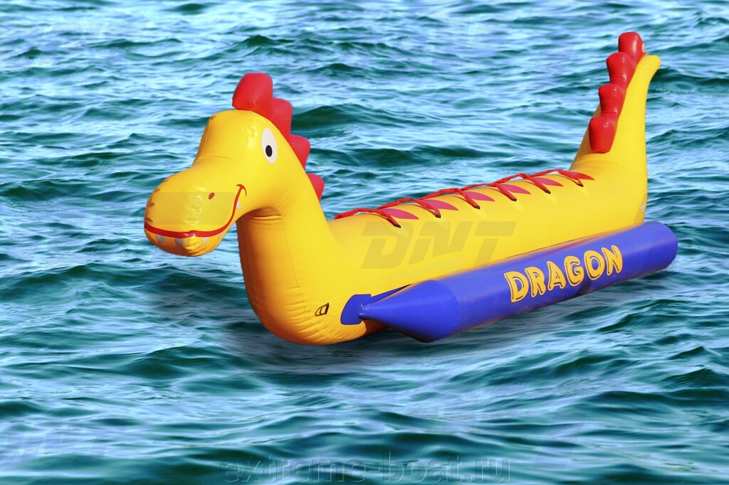 Водный банан Дракон от компании DNT Производство надувных аттракционов и лодок - фото 1
