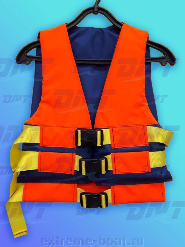 Жилет страховочный средний от компании DNT Производство надувных аттракционов и лодок - фото 1