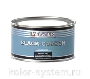 TROTON MASTER Шпатлевка с углеволокном Black Carbon 0,9кг (500мл)