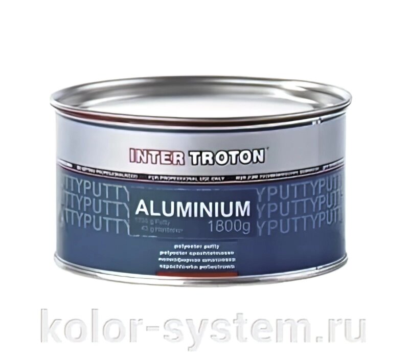 TROTON Шпатлёвка с алюминием ALUMINIUM 1кг от компании КОЛОР СИСТЕМ - фото 1