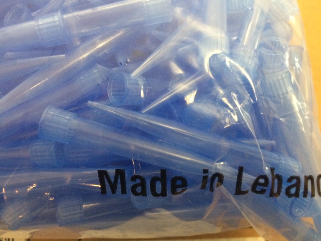 Наконечники 100-1000 мкл синие, 1000 шт/уп (Plastilab, Ливан) от компании ООО "Медлаб" - фото 1